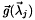 $ \vec{g}(\vec{\lambda}_j) $