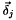 $ \vec{\delta}_j $