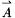 $ \stackrel{\rightharpoonup}{A} $