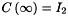 $ C\left( \infty \right) = I_2 $