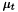 $\mu_t$