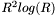 $ R^2 log(R) $