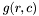 $ g(r,c) $