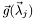 $ \vec{g}(\vec{\lambda}_j) $