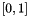 $ [0,1] $