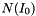 $ N(I_0) $