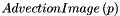 $ AdvectionImage \left( p \right) $