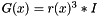 $ G(x) = r(x)^3*I $