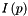 $ I\left( p \right) $