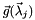 $ \vec{g}(\vec{\lambda}_j) $