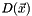 $ D(\vec{x}) $