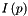 $ I\left( p \right) $