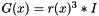 $ G(x) = r(x)^3*I $