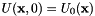 $U(\mathbf{x}, 0) = U_0(\mathbf{x})$