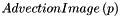$ AdvectionImage \left( p \right) $