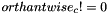 $ orthantwise_c != 0 $