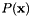 $ P(\mathbf{x}) $